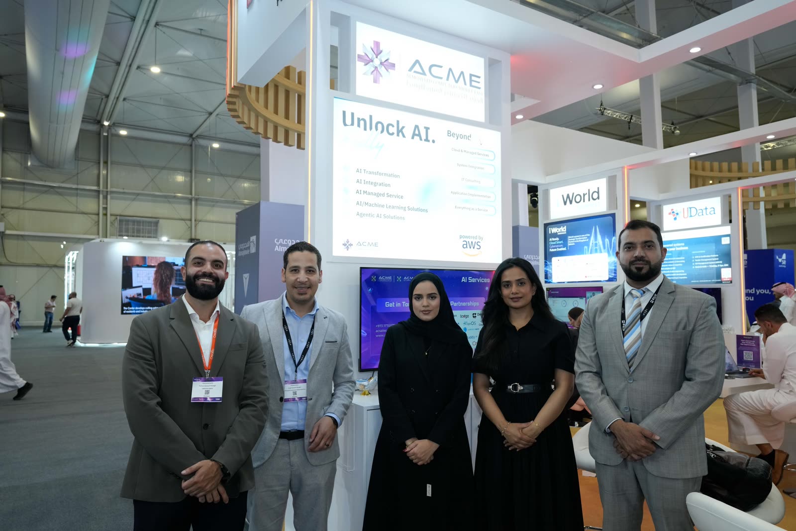 ACME team engaging with attendees at LEAP 2026