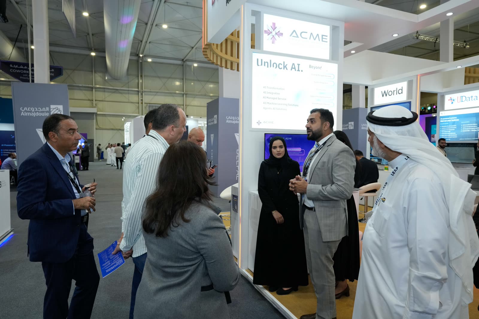 ACME stand activity on Day 3 of LEAP 2026