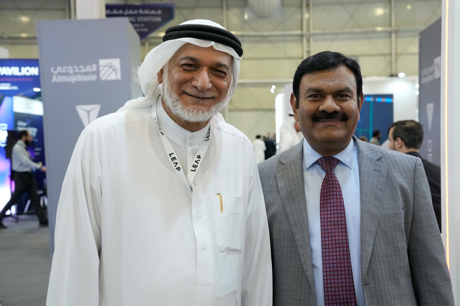 ACME booth visitors on Day 2 of LEAP 2026 in Riyadh