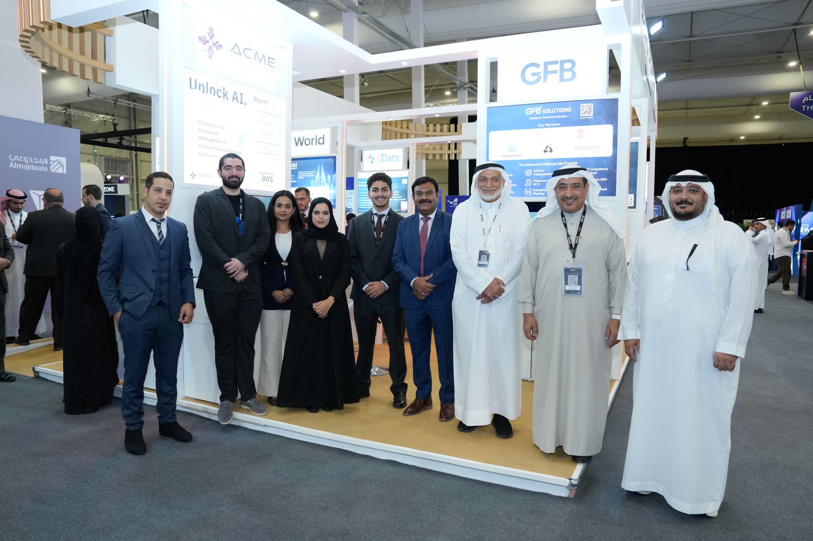 ACME and Vivid Algorithms photo opportunity at LEAP 2026 in Riyadh